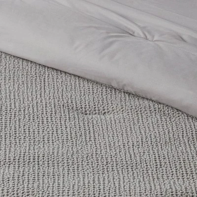 8pc Waffle Weave Comforter & Sheet Set - Threshold™ 5 8pc Waffle Weave Comforter & Sheet Set - Threshold™ - Image 3