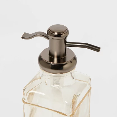 Antique Glass Tall Soap Pump Brown - Threshold™ 5 Antique Glass Tall Soap Pump Brown - Threshold™ - Image 3