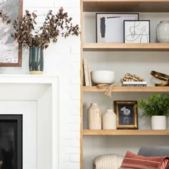 11" X 14" Floral Arrangement Framed Wall Canvas Gold/Navy - Threshold™ Designed With Studio McGee -Threshold GUEST 01e81152 9aef 46e2 a23b 05ebbf2039c4