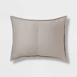 Gray Stitched Stripe Sham (Standard) - Threshold™ 7 Gray Stitched Stripe Sham (Standard) - Threshold™ -Threshold GUEST 083794e0 cf67 46a3 9882 88543ba34326