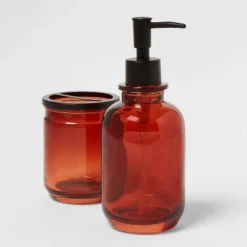 Apothecary Glass Soap/Lotion Dispenser Amber - Threshold™ 7 Apothecary Glass Soap/Lotion Dispenser Amber - Threshold™ -Threshold GUEST 08c2de21 47d9 4b37 9f4b a3fe8769f8ae