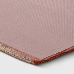 Southbury Washable Printed Diamond Persian Style Rug Rust - Threshold™ -Threshold GUEST 0937930e 7b4d 40df a390 3739f7c9d169