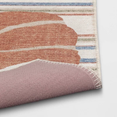 1'8"x2'10" Washable Big Pumpkin Accent Rug Orange - Threshold™ 5 1'8"x2'10" Washable Big Pumpkin Accent Rug Orange - Threshold™ - Image 3