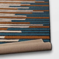 Striped Area Rug Turquoise/Yellow - Threshold™ 9 Striped Area Rug Turquoise/Yellow - Threshold™ -Threshold GUEST 0b4a0035 fe47 415b b8bc 835b26f69969