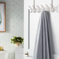 6 Over The Door Hook Silver - Threshold™