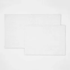 2pk Quick Dry Bath Rug Set - Threshold™ -Threshold GUEST 126a1962 446d 42d7 bb25 4bb2917b6a01