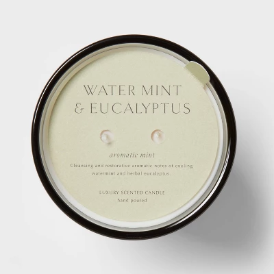 Colored Vase Glass With Dustcover Watermint And Eucalyptus Candle Green - Threshold™ 6 Colored Vase Glass With Dustcover Watermint And Eucalyptus Candle Green - Threshold™ - Image 4