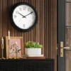 16" Outdoor Wall Clock Charcoal Gray - Threshold™ 2 16" Outdoor Wall Clock Charcoal Gray - Threshold™ -Threshold GUEST 13a7b865 4dd3 4a47 9f0a c94cd6348598