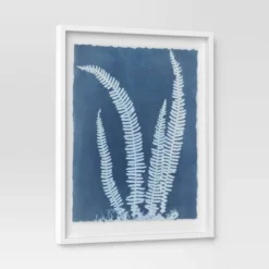 (Set Of 2) 16" X 20" Float Mount Plant Print Framed Wall Poster Set White - Threshold™ -Threshold GUEST 176847b5 0374 4d7a b7cc 015448af0c1c