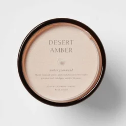 Colored Vase Glass With Dustcover Desert Amber Candle Brown - Threshold™ 12 Colored Vase Glass With Dustcover Desert Amber Candle Brown - Threshold™ -Threshold GUEST 17985ae3 27c8 4003 81ff b8a92517a9b9