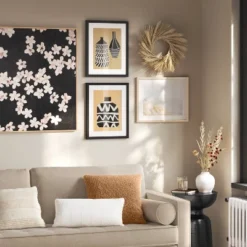 Threshold 49 (Set Of 2) 16" X 20" Vase Set I And II Framed Decorative Wall Art Set With Mat - Threshold™