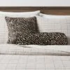 Square Jacquard Leopard Decorative Throw Pillow Black/Natural - Threshold™ -Threshold GUEST 1fc9d06f 3aae 423d a4c9 27e92e3486c5 1