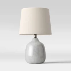 Assembled Ceramic Table Lamp Gray - Threshold™ 10 Assembled Ceramic Table Lamp Gray - Threshold™ -Threshold GUEST 233d030a ded6 4d18 b2e3 2d046d833289