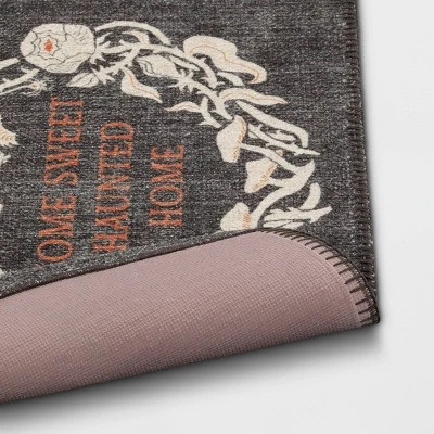 1'8"x2'10" Washable 'Home Sweet Haunted Home' Accent Rug - Threshold™ 5 1'8"x2'10" Washable 'Home Sweet Haunted Home' Accent Rug - Threshold™ - Image 3