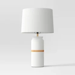 Ceramic And Wood Table Lamp (Includes LED Light Bulb) - Threshold™ -Threshold GUEST 2555af73 9064 439b bff4 1c916f8d313c