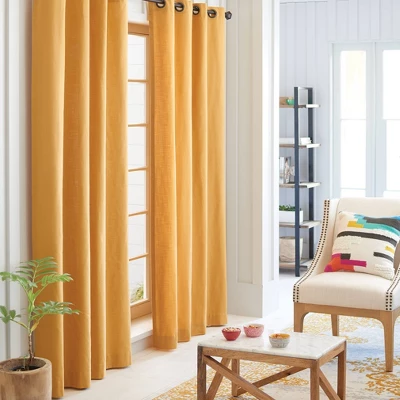 1pc Light Filtering Solid Window Curtain Panel - Threshold™ 4 1pc Light Filtering Solid Window Curtain Panel - Threshold™ - Image 2
