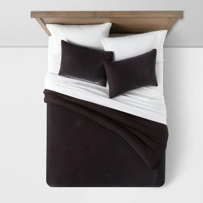 Lustrous Velvet Comforter & Sham Set - Threshold™ 4 Lustrous Velvet Comforter & Sham Set - Threshold™ - Image 2
