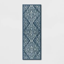 Vintage Print Comfort Rug Blue - Threshold™ -Threshold GUEST 27cfa3a5 387a 437b a65c 003e7fadefea