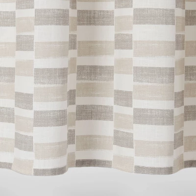 Colorblock Shower Curtain Gray - Threshold™ 5 Colorblock Shower Curtain Gray - Threshold™ - Image 3