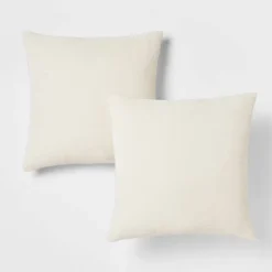 2pk Chenille Square Throw Pillows - Threshold™ -Threshold GUEST 2b1db3f9 3b3e 4d1d 83e1 eb7ab7c8a7f6