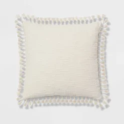 Euro Textured Slub Tassel Decorative Throw Pillow - Threshold™ 14 Euro Textured Slub Tassel Decorative Throw Pillow - Threshold™ -Threshold GUEST 2ff361fa 82b5 4564 bc81 0c47e61dc221