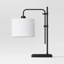 Knox Adjustable Shaded Table Lamp Black - Threshold™ 7 Knox Adjustable Shaded Table Lamp Black - Threshold™ -Threshold GUEST 300007ce a81b 4fe4 9525 8347ceb40aeb