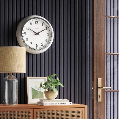 14" Schoolhouse Clock Cream - Threshold™ 3 14" Schoolhouse Clock Cream - Threshold™