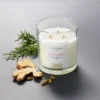 Clear Glass Santal & Ginger Candle White - Threshold™ Designed With Studio McGee -Threshold GUEST 317bcb5d 3528 47d5 a99a 5c2e256c5707
