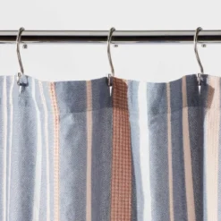 Seersucker Waffle Shower Curtain Blue - Threshold™ -Threshold GUEST 317c0cfb f130 4762 994b 00f917f457e3