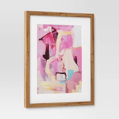 (Set Of 2) 16" X 20" Painterly Collage Framed Wall Canvases - Threshold™ 6 (Set Of 2) 16" X 20" Painterly Collage Framed Wall Canvases - Threshold™ - Image 4