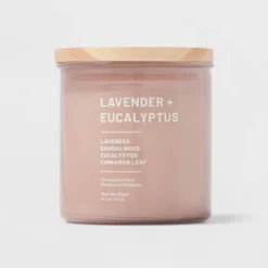 Glass Jar Lavender And Eucalyptus Candle - Threshold™ 9 Glass Jar Lavender And Eucalyptus Candle - Threshold™ -Threshold GUEST 3db36f68 f2c9 4561 a858 68d6584366c0