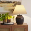Large Ceramic Table Lamp Black - Threshold™