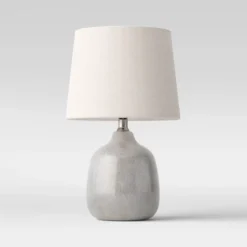 Assembled Ceramic Table Lamp Gray - Threshold™ 11 Assembled Ceramic Table Lamp Gray - Threshold™ -Threshold GUEST 43f55026 adf3 4fce aed3 817994ff6d0e