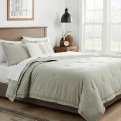 Cotton Linen Chambray Comforter & Sham Set - Threshold™