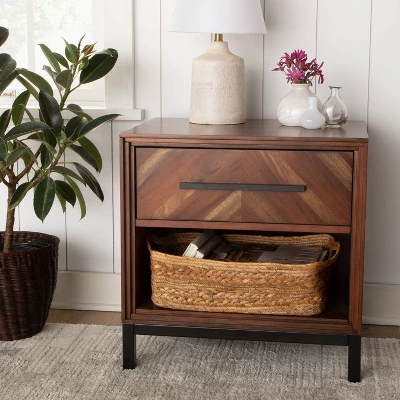 Multi Weave Banana Bark Folio Bin - Threshold™ 3 Multi Weave Banana Bark Folio Bin - Threshold™