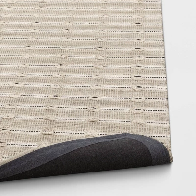 Woven Striped Flatweave Rug Black/Cream - Threshold™ 5 Woven Striped Flatweave Rug Black/Cream - Threshold™ - Image 3