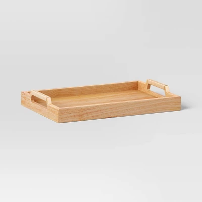 Decorative Wood Tray - Threshold™ 7 Decorative Wood Tray - Threshold™ - Image 5
