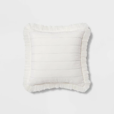 12pc Embroidered Fringe Stripe With Tassels Comforter & Sheet Bedding Set - Threshold™ 10 12pc Embroidered Fringe Stripe With Tassels Comforter & Sheet Bedding Set - Threshold™ - Image 8