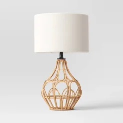 Boho Rattan Table Lamp Brown - Threshold™ 10 Boho Rattan Table Lamp Brown - Threshold™ -Threshold GUEST 4be0740d dff7 4a84 a722 18ef47f2b819