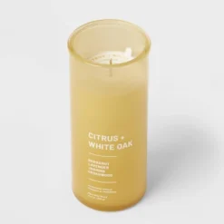Wellness Jar Citrus And White Oak Candle Yellow - Threshold™ 12 Wellness Jar Citrus And White Oak Candle Yellow - Threshold™ -Threshold GUEST 4f867f15 ed49 4002 b0aa a669af9a9d37