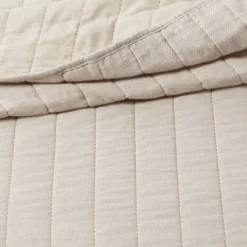 Herringbone Flannel Quilt Beige - Threshold 9 Herringbone Flannel Quilt Beige - Threshold -Threshold GUEST 5392aa6e 5c99 48d2 91e2 f4d57f6bffc1