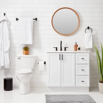 4pc Bath Hardware Set - Threshold™ 2 4pc Bath Hardware Set - Threshold™