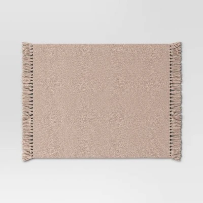Boucle Reversible Throw Blanket - Threshold™ 4 Boucle Reversible Throw Blanket - Threshold™ - Image 2