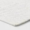Diamond Stripe Bath Rug White - Threshold™