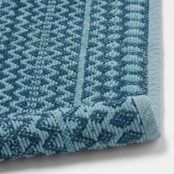 20"x32" Mixed Texture Chenille Bath Rug Teal Blue - Threshold™ 7 20"x32" Mixed Texture Chenille Bath Rug Teal Blue - Threshold™ -Threshold GUEST 5f518d55 c95d 450d 8e28 f9ed439cc95f