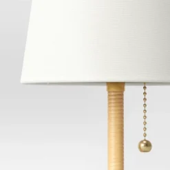 Mini Rattan Wrap Stick Table Lamp Brass - Threshold™ 8 Mini Rattan Wrap Stick Table Lamp Brass - Threshold™ -Threshold GUEST 63dbdd05 9611 477a a830 058260853096