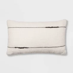 Embroidered Thin Line Lumbar Throw Pillow - Threshold™ 13 Embroidered Thin Line Lumbar Throw Pillow - Threshold™ -Threshold GUEST 65d64074 7499 45ac befe a34c208bf04d