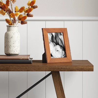 5" X 7" Vertical Sides Natural Frame Antique Wood - Threshold™ 3 5" X 7" Vertical Sides Natural Frame Antique Wood - Threshold™