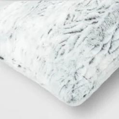 Tipped Snow Leopard Faux Fur Square Throw Pillow - Threshold™ 9 Tipped Snow Leopard Faux Fur Square Throw Pillow - Threshold™ -Threshold GUEST 668d17e8 01a5 40e8 86ab 0b7c616c19dd