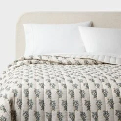 Voile Woodblock Printed Quilt Ivory - Threshold™ 7 Voile Woodblock Printed Quilt Ivory - Threshold™ -Threshold GUEST 6c09ead2 dfb1 46be bf31 3922aa8b5dff